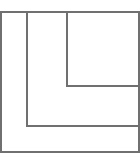 Geometric financial icon